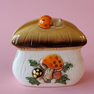 Merry Mushroom Napkin Holder 70s Vintage Retro Rare Hard To Find Collectible